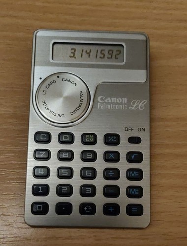 Canon palmtronic lc6 vintage - lc6,